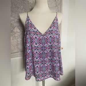 LOFT Mosaic camisole tank size large